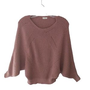 debut Texture Knit Batwing Sweater Medium